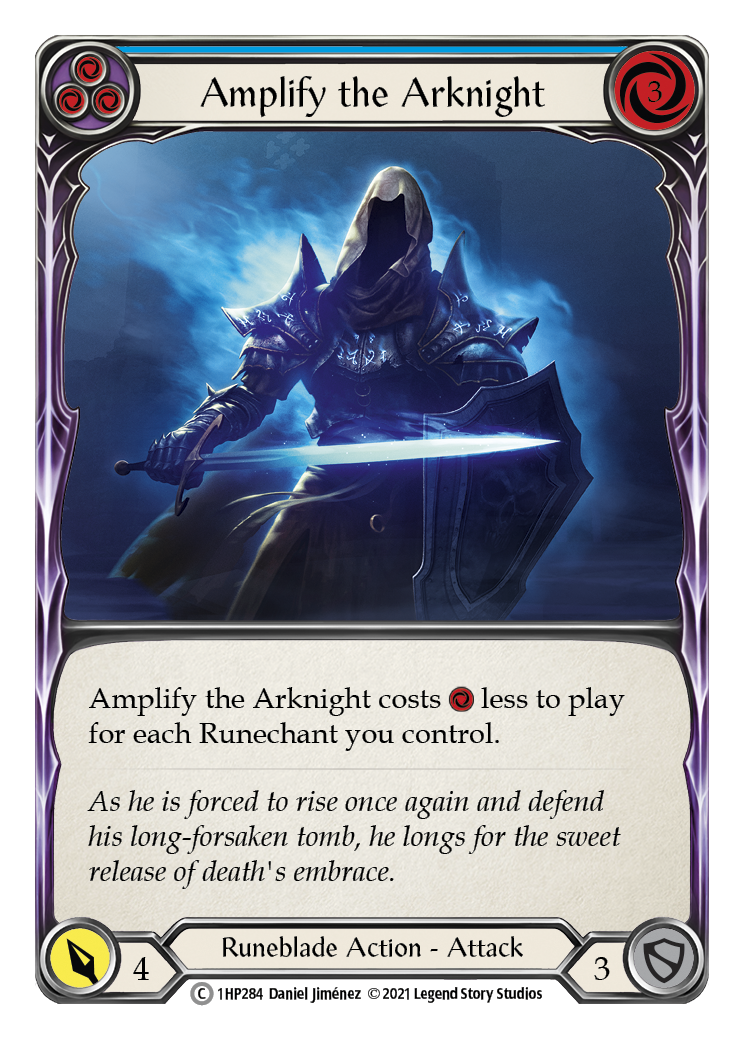 Amplify the Arknight (Blue) [1HP284] (History Pack 1) - Evolution TCG