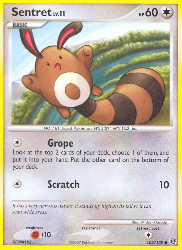 Sentret (104/132) [Diamond & Pearl: Secret Wonders] - Evolution TCG