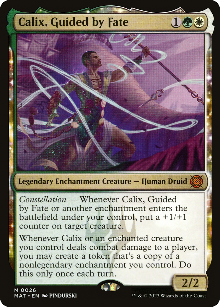 Calix, Guided by Fate [March of the Machine: The Aftermath] - Evolution TCG