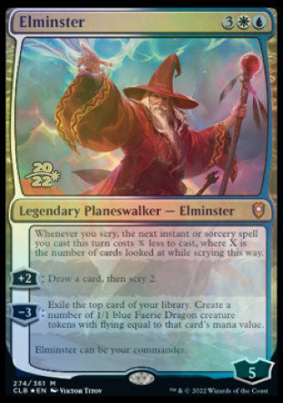 Elminster [Commander Legends: Battle for Baldur's Gate Prerelease Promos] - Evolution TCG