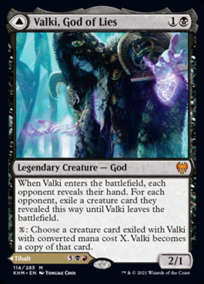 Valki, God of Lies // Tibalt, Cosmic Impostor [Kaldheim] - Evolution TCG
