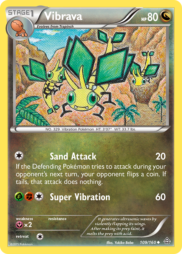 Vibrava (109/160) [XY: Primal Clash] - Evolution TCG
