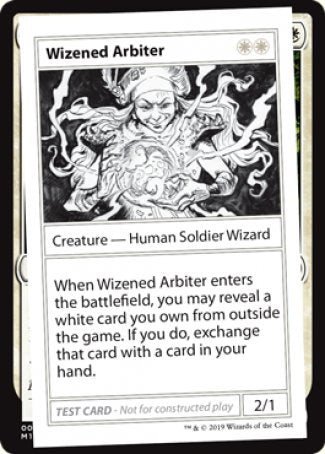 Wizened Arbiter (2021 Edition) [Mystery Booster Playtest Cards] - Evolution TCG