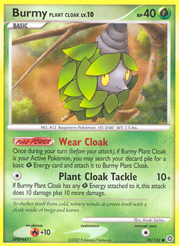 Burmy Plant Cloak (78/132) [Diamond & Pearl: Secret Wonders] - Evolution TCG