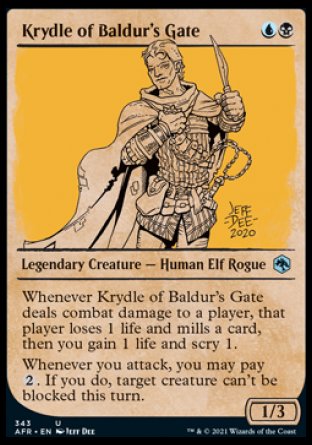 Krydle of Baldur's Gate (Showcase) [Dungeons & Dragons: Adventures in the Forgotten Realms] - Evolution TCG