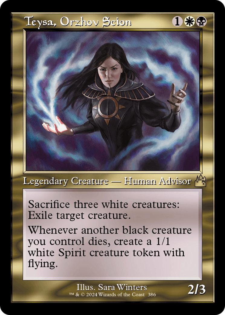 Teysa, Orzhov Scion (Retro Frame) [Ravnica Remastered] - Evolution TCG