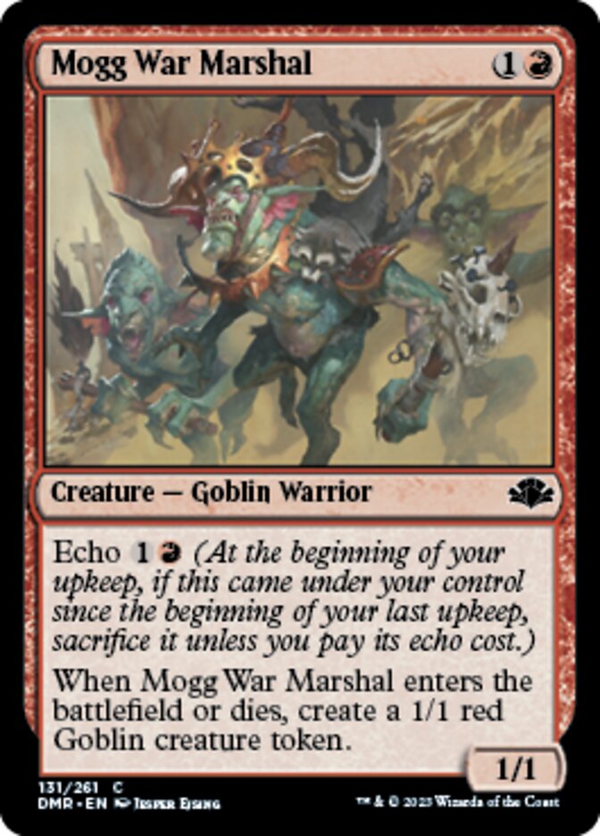 Mogg War Marshal [Dominaria Remastered] - Evolution TCG