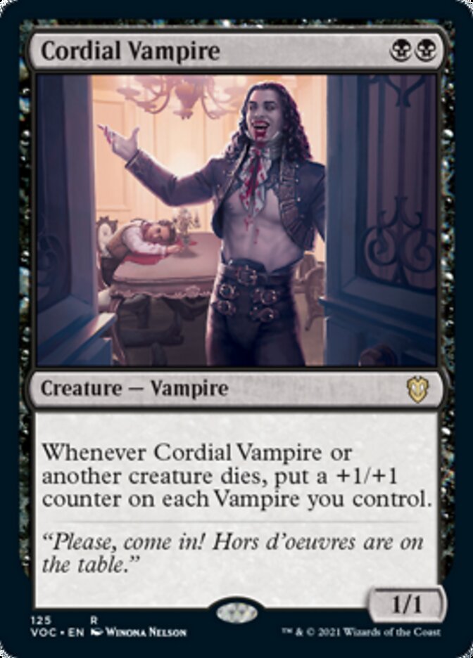 Cordial Vampire [Innistrad: Crimson Vow Commander] - Evolution TCG