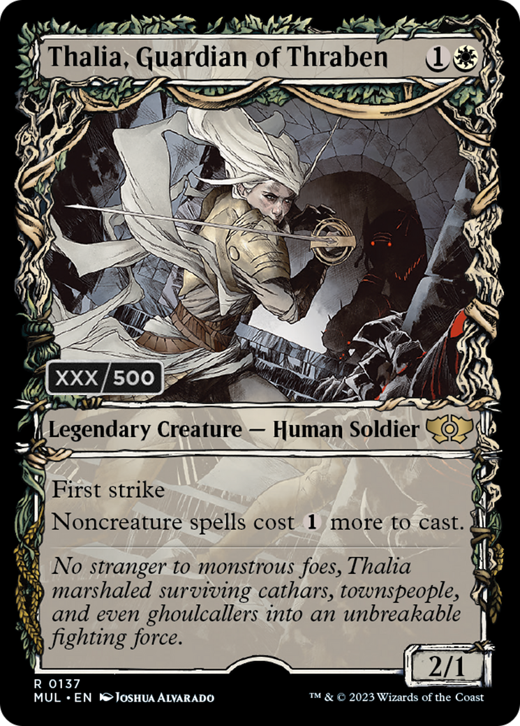 Thalia, Guardian of Thraben (Serialized) [Multiverse Legends] - Evolution TCG