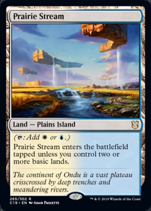 Prairie Stream [Commander 2019] - Evolution TCG