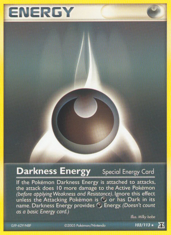 Darkness Energy (103/113) [EX: Delta Species] - Evolution TCG