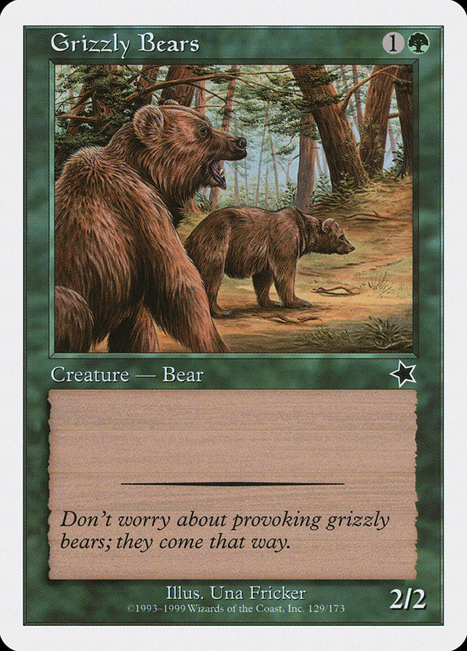 Grizzly Bears [Starter 1999] - Evolution TCG
