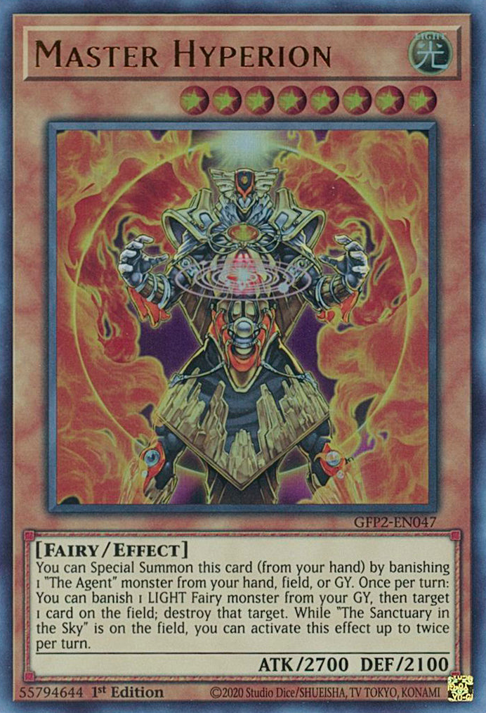 Master Hyperion [GFP2-EN047] Ultra Rare - Evolution TCG