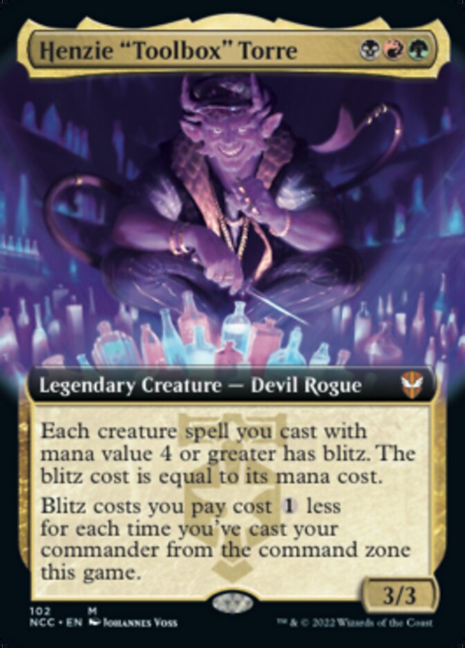Henzie "Toolbox" Torre (Extended Art) [Streets of New Capenna Commander] - Evolution TCG