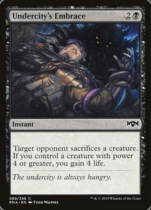 Undercity's Embrace [Ravnica Allegiance] - Evolution TCG