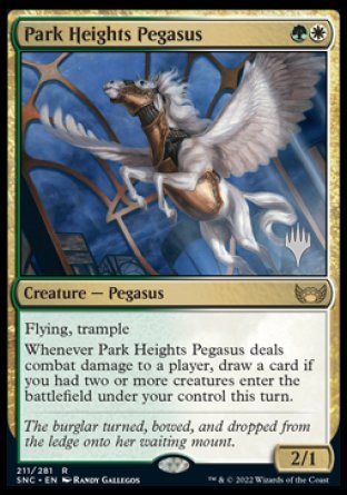 Park Heights Pegasus (Promo Pack) [Streets of New Capenna Promos] - Evolution TCG