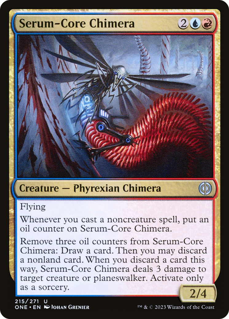 Serum-Core Chimera [Phyrexia: All Will Be One] - Evolution TCG