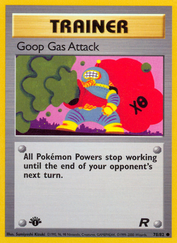 Goop Gas Attack (78/82) [Team Rocket 1st Edition] - Evolution TCG