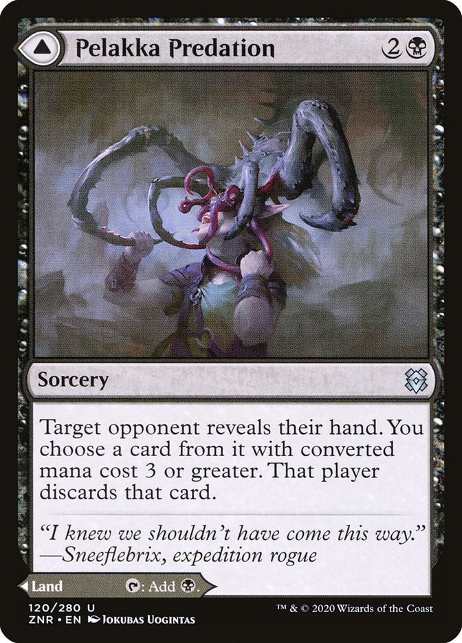 Pelakka Predation // Pelakka Caverns [Zendikar Rising] - Evolution TCG