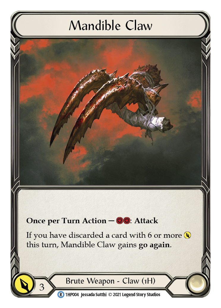 Mandible Claw (Left) [1HP004] (History Pack 1) - Evolution TCG
