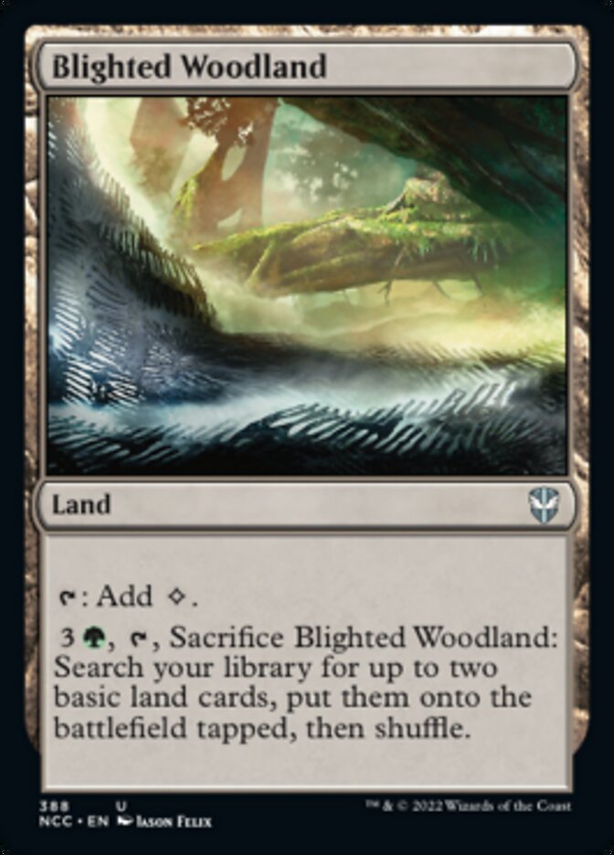 Blighted Woodland [Streets of New Capenna Commander] - Evolution TCG