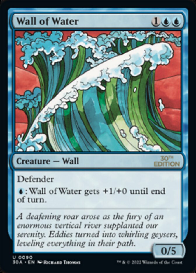 Wall of Water [30th Anniversary Edition] - Evolution TCG