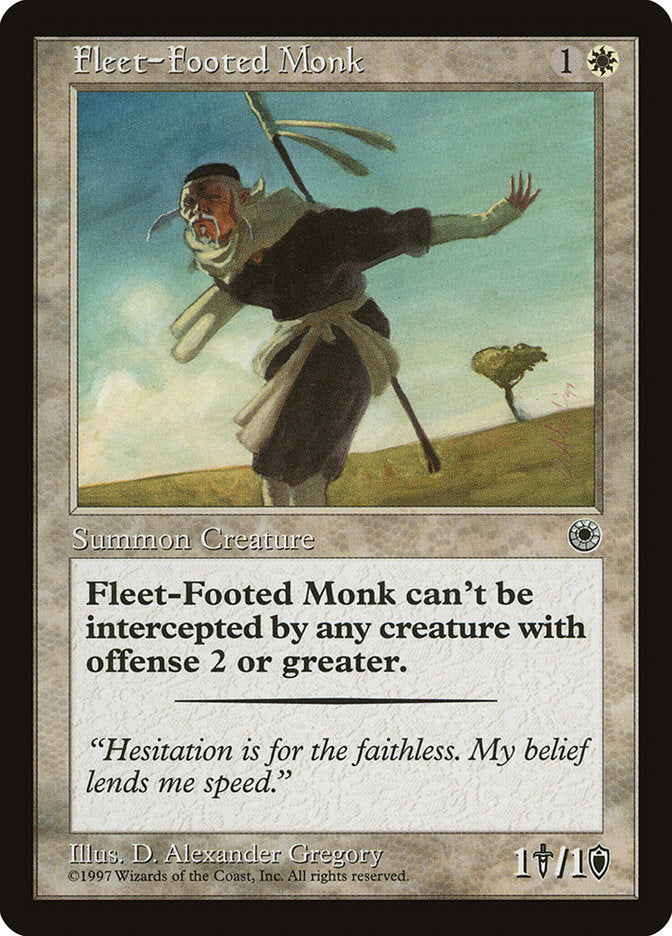 Fleet-Footed Monk [Portal] - Evolution TCG