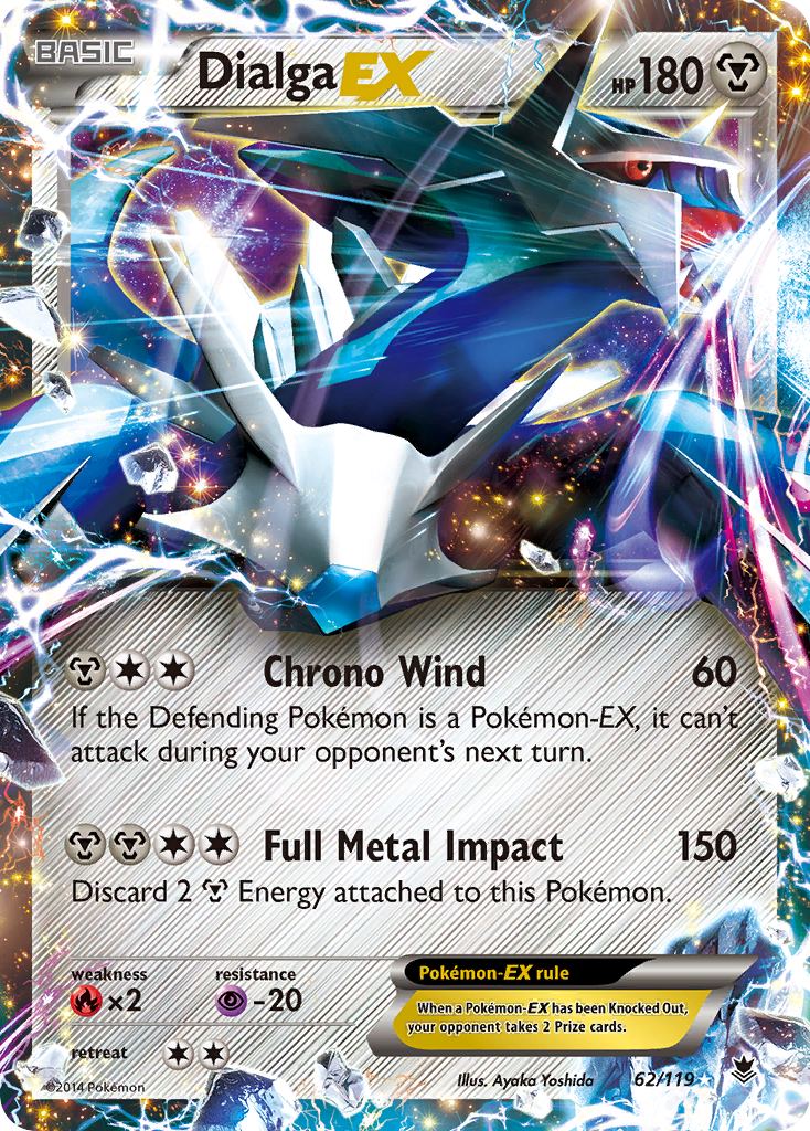 Dialga EX (62/119) [XY: Phantom Forces] - Evolution TCG