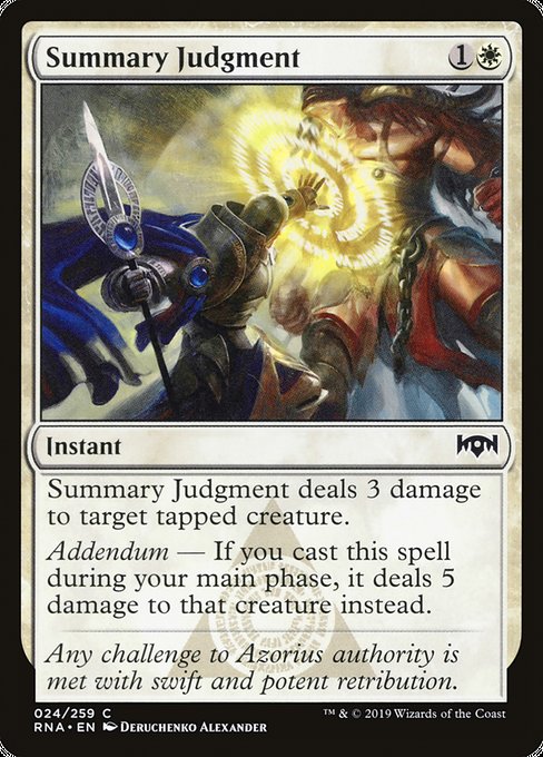 Summary Judgment [Ravnica Allegiance] - Evolution TCG