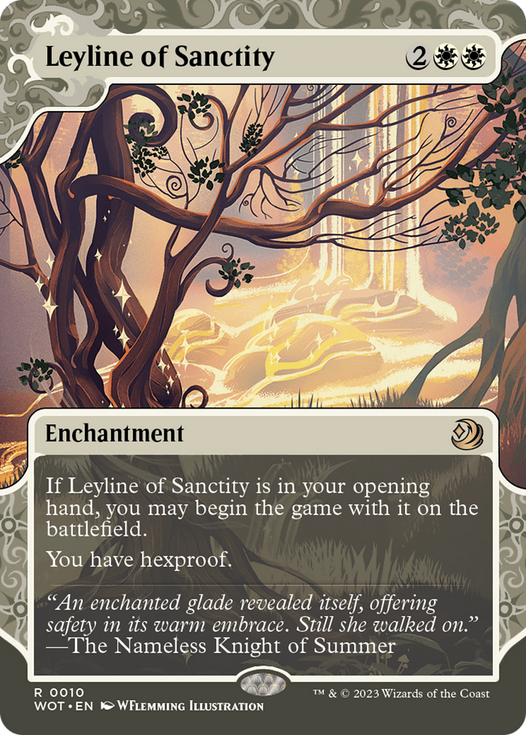 Leyline of Sanctity [Wilds of Eldraine: Enchanting Tales] - Evolution TCG