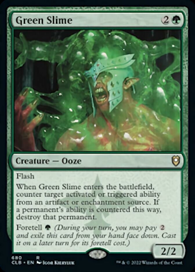 Green Slime [Commander Legends: Battle for Baldur's Gate] - Evolution TCG