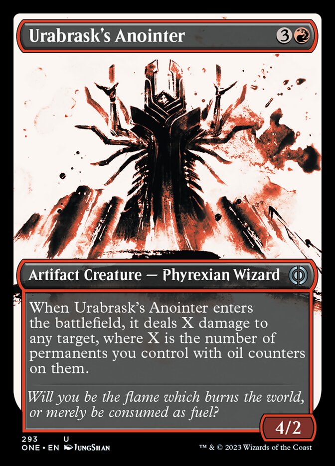 Urabrask's Anointer (Showcase Ichor) [Phyrexia: All Will Be One] - Evolution TCG