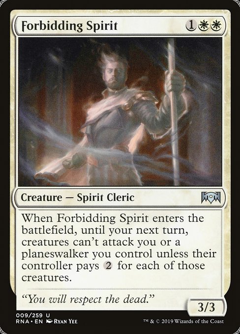 Forbidding Spirit [Ravnica Allegiance] - Evolution TCG