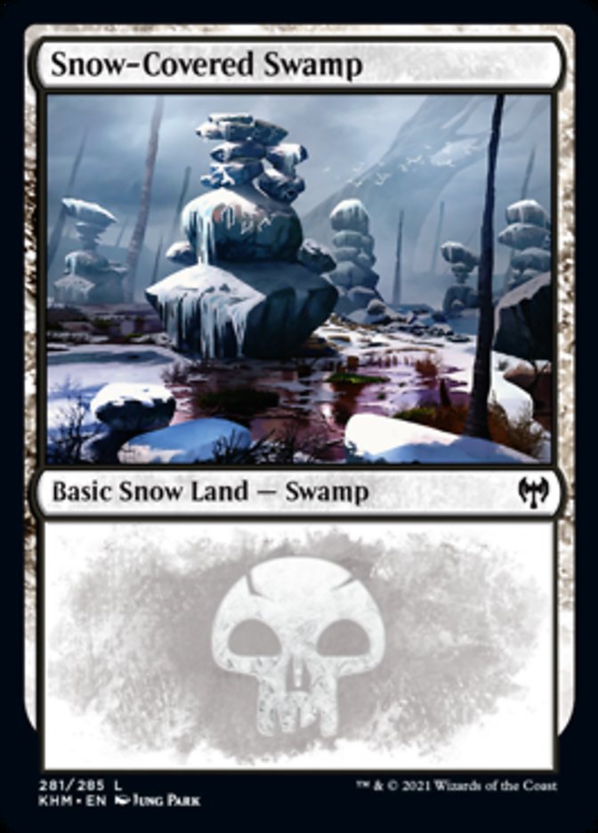 Snow-Covered Swamp (281) [Kaldheim] - Evolution TCG