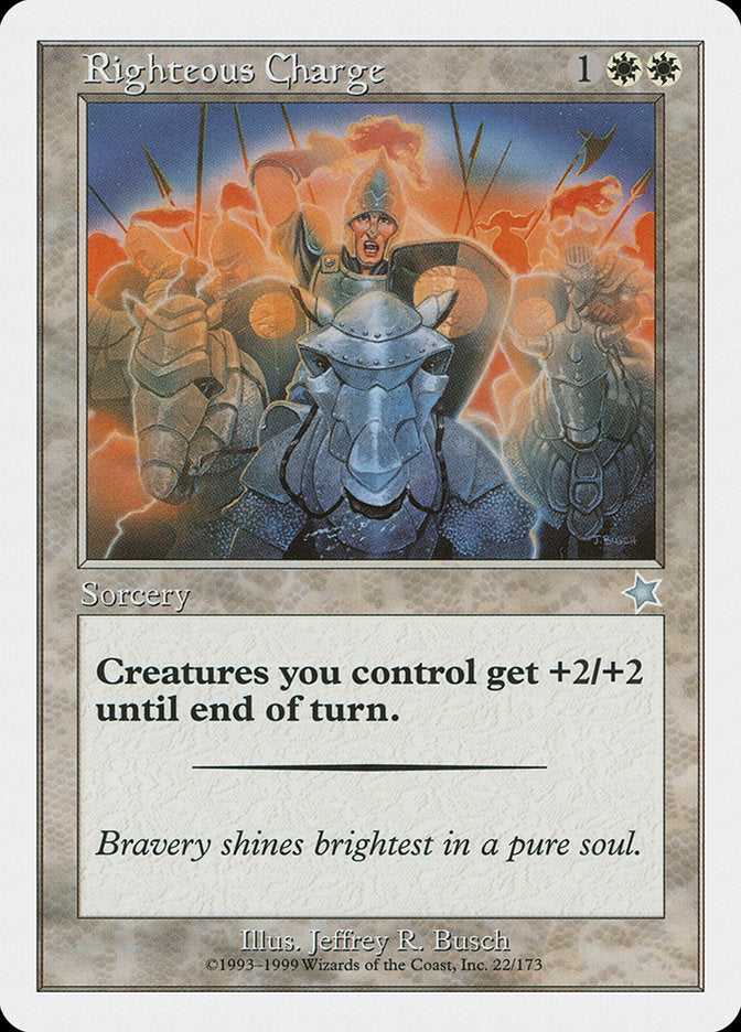 Righteous Charge [Starter 1999] - Evolution TCG