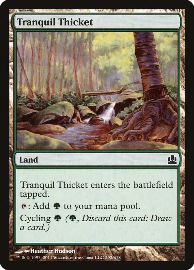 Tranquil Thicket [Commander 2011] - Evolution TCG