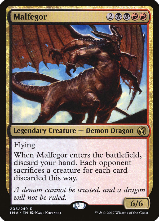 Malfegor [Iconic Masters] - Evolution TCG
