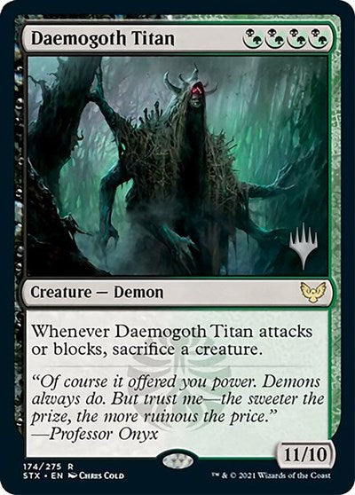 Daemogoth Titan (Promo Pack) [Strixhaven: School of Mages Promos] - Evolution TCG