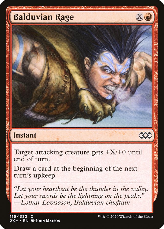 Balduvian Rage [Double Masters] - Evolution TCG