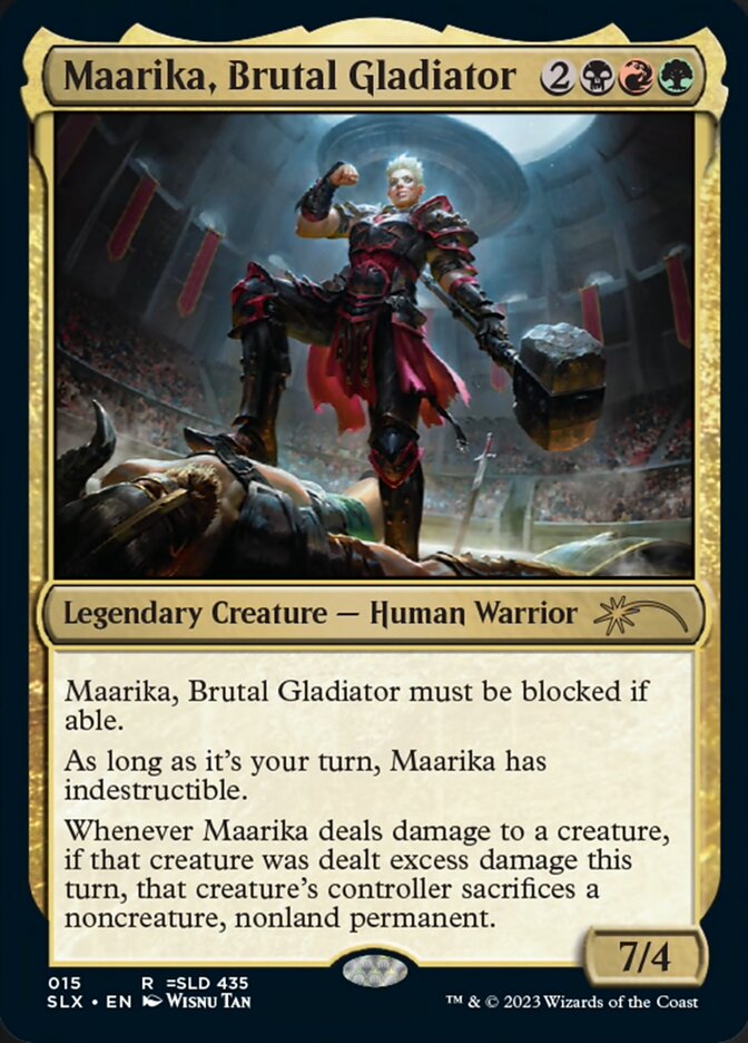 Maarika, Brutal Gladiator [Secret Lair: Universes Within] - Evolution TCG