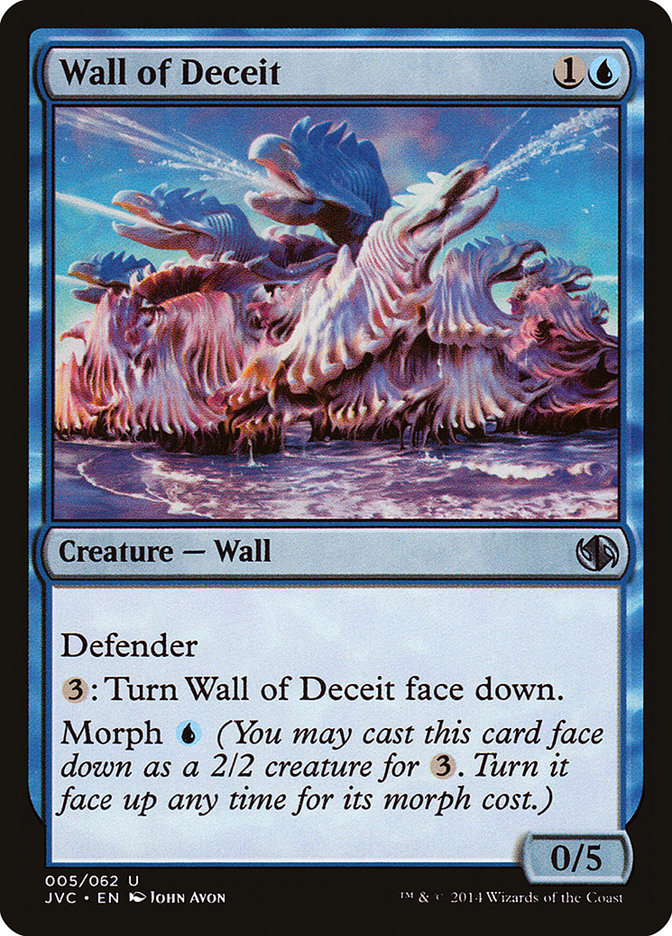 Wall of Deceit [Duel Decks Anthology] - Evolution TCG