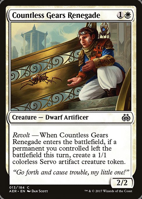 Countless Gears Renegade [Aether Revolt] - Evolution TCG