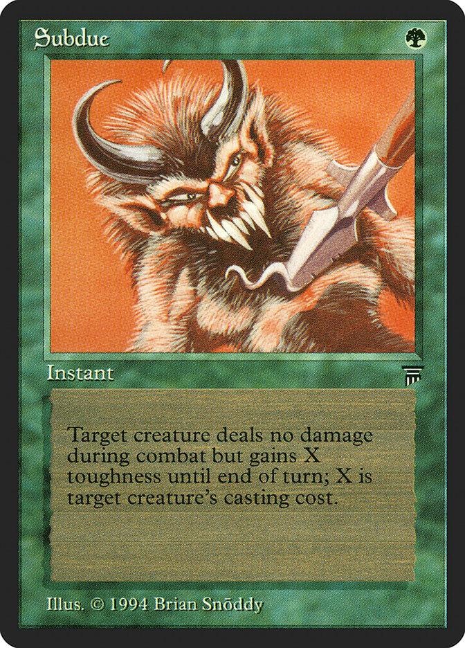 Subdue [Legends] - Evolution TCG