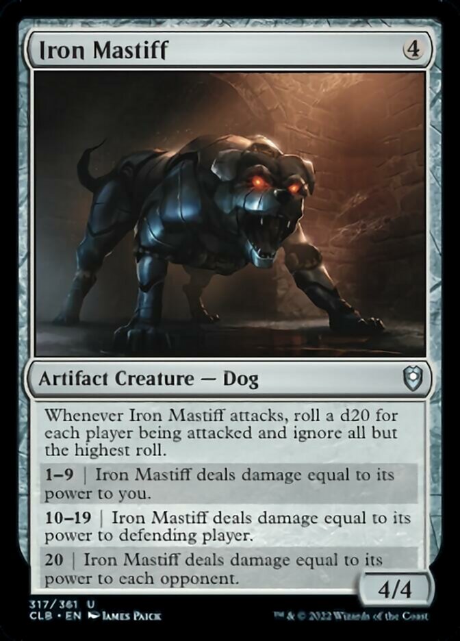Iron Mastiff [Commander Legends: Battle for Baldur's Gate] - Evolution TCG