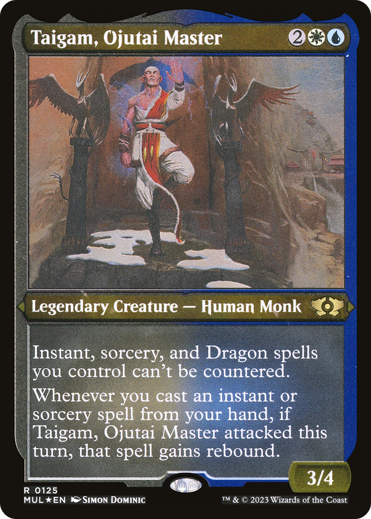 Taigam, Ojutai Master (Foil Etched) [Multiverse Legends] - Evolution TCG