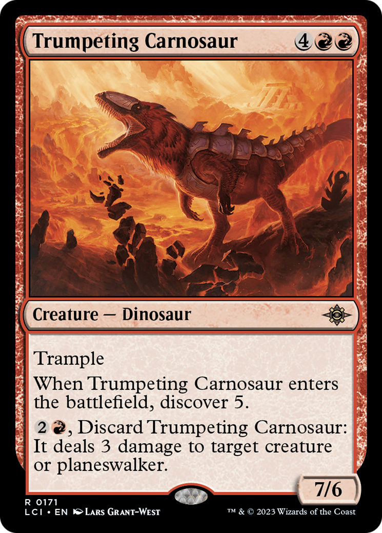 Trumpeting Carnosaur [The Lost Caverns of Ixalan] - Evolution TCG