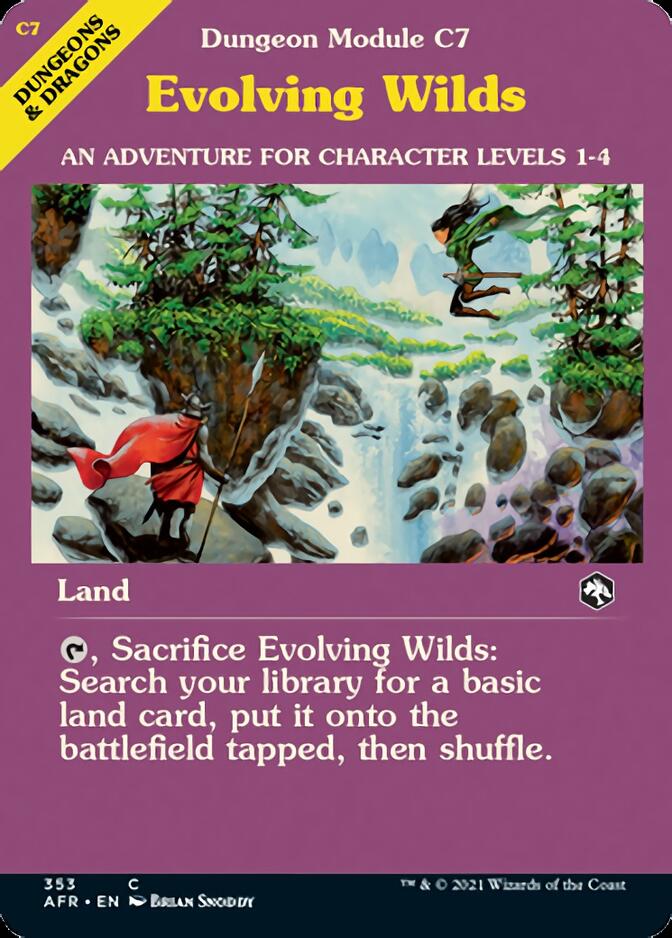 Evolving Wilds (Dungeon Module) [Dungeons & Dragons: Adventures in the Forgotten Realms] - Evolution TCG