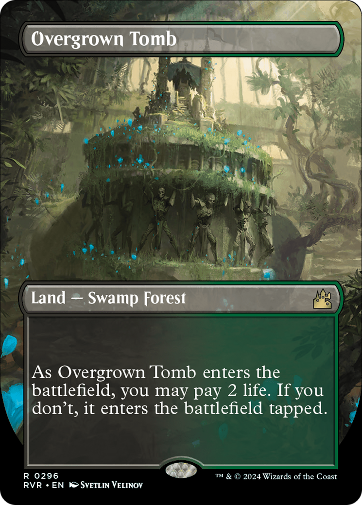 Overgrown Tomb (Borderless) [Ravnica Remastered] - Evolution TCG