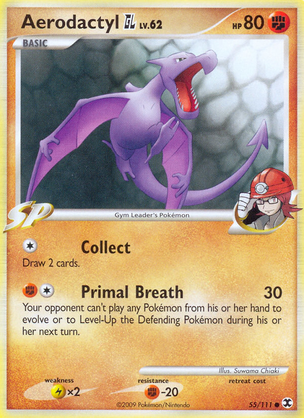 Aerodactyl GL (55/111) [Platinum: Rising Rivals] - Evolution TCG
