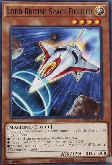 Lord British Space Fighter [OP16-EN019] Common - Evolution TCG